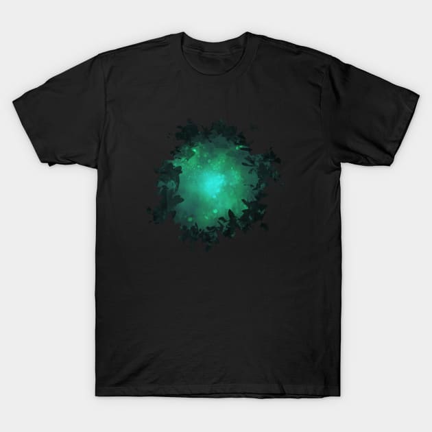 Fireflies In The Woods T-Shirt by SuRReal3D